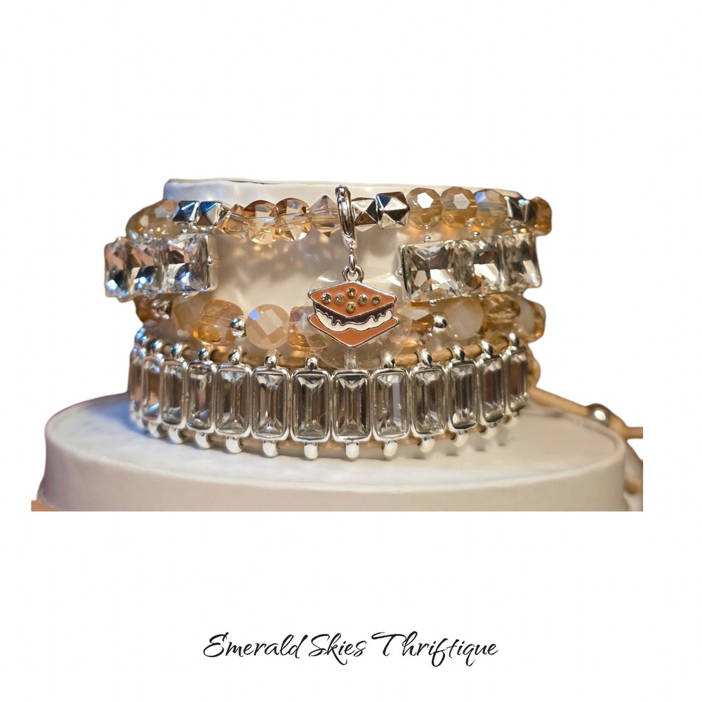 Bomb party s'more where that came from bracelet stack campfire fall free ship